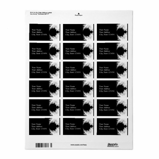 Die Kiefern Adressaufkleber (Vorne)