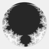 Die Kiefern Runder Aufkleber (Vorderseite)