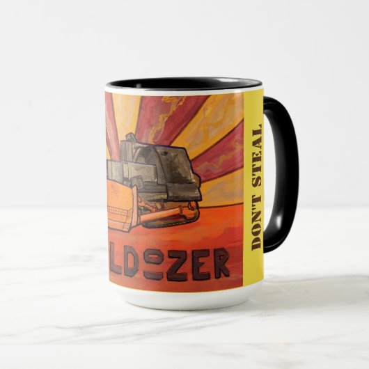 Die KILLDOZER Tasse (VorderseiteRechts)
