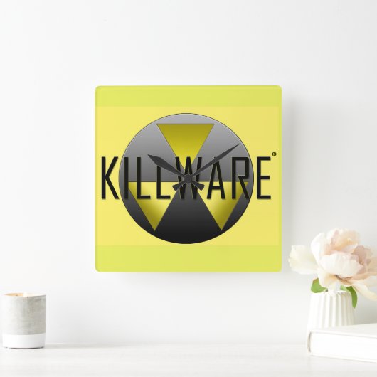 Die KillWare® Chroniken Quadratische Wanduhr (Zuhause)