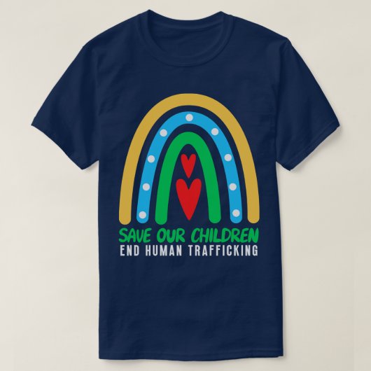 Die Kinder 6 gerettet T-Shirt (Design vorne)