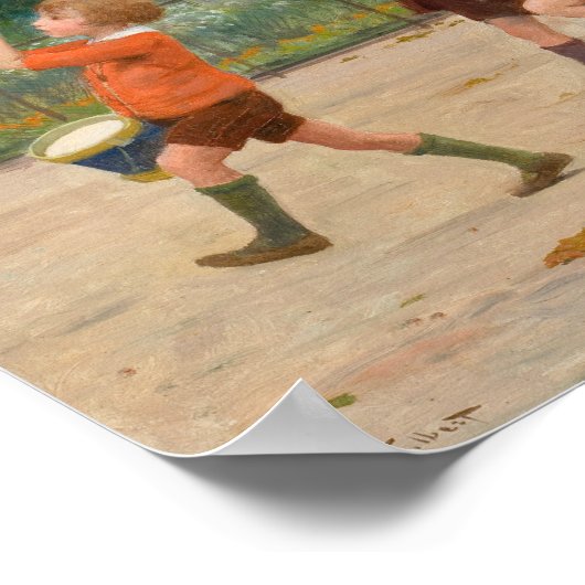 Die Kinder-Band | Victor Gabriel Gilbert Poster (Ecke)