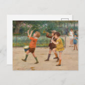 Die Kinder-Band | Victor Gabriel Gilbert Postkarte (Vorne/Hinten)