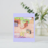 Die Kinder betreuen Postkarte (Stehend Vorderseite)