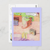 Die Kinder betreuen Postkarte (Vorne/Hinten)