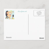 Die Kinder betreuen Postkarte (Rückseite)