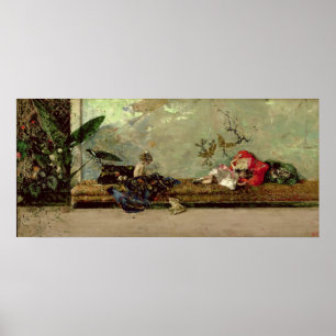 Die Kinder der Maler im japanischen Salon Poster