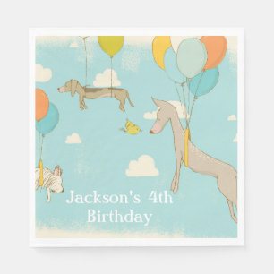 Die Kinder-Geburtstagsparty Napkins Serviette