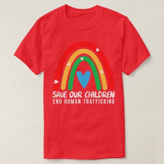Die Kinder gerettet 8 T-Shirt (Design vorne)
