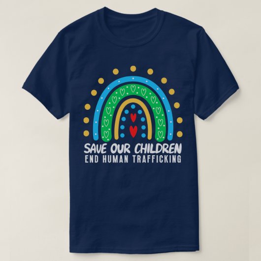 Die Kinder gerettet T-Shirt (Design vorne)