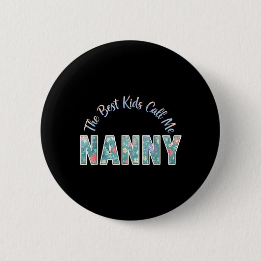 Die Kinder nennen mich Oma Lustiger Muttertag Button (Vorderseite)