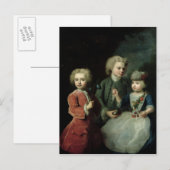 Die Kinder von Stadtrat Barthold Postkarte (Vorne/Hinten)