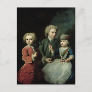 Die Kinder von Stadtrat Barthold Postkarte