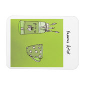 Die Kinderarbeit auf einem flexiblen Foto Magnet (Horizontal)