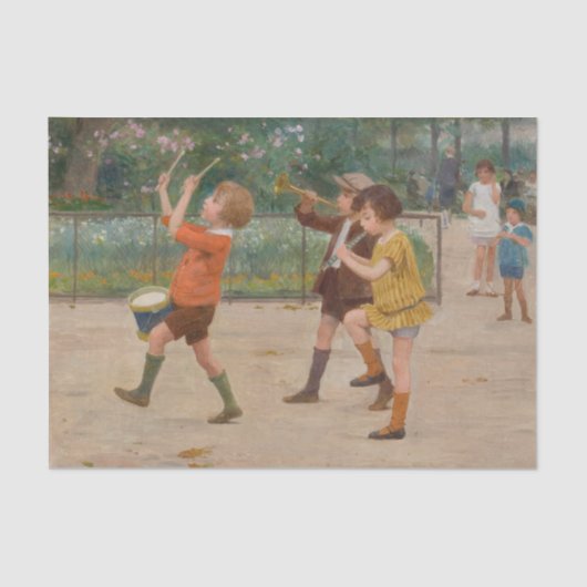 Die Kinderband von Victor Gabriel Gilbert Seidenpapier (Vorderseite)
