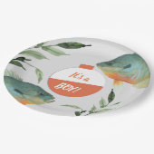 Die Kinderdusche Pappteller (Schrägansicht)