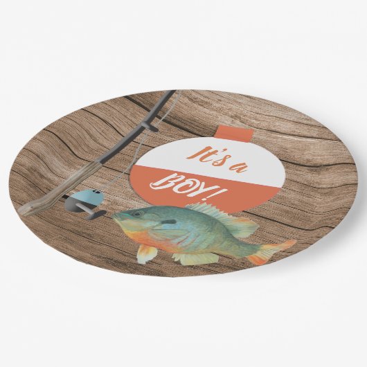 Die Kinderdusche Pappteller (Schrägansicht)