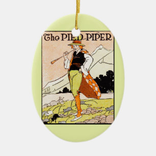 Die Kinderkrippe Rattenfänger Keramik Ornament