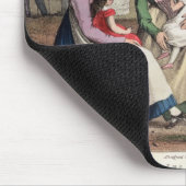 Die Kindermädchen, 1820 Mousepad (Ecke)