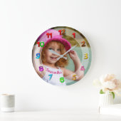 Die Kindersicherung Ihres benutzerdefinierten Foto Große Wanduhr (Zuhause)