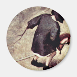 Die Kinderspiele im Detail von Bruegel D. Ä. Piete Magnet