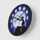 Die Kinderuhr von Novelty Moon Runde Wanduhr (Winkel)