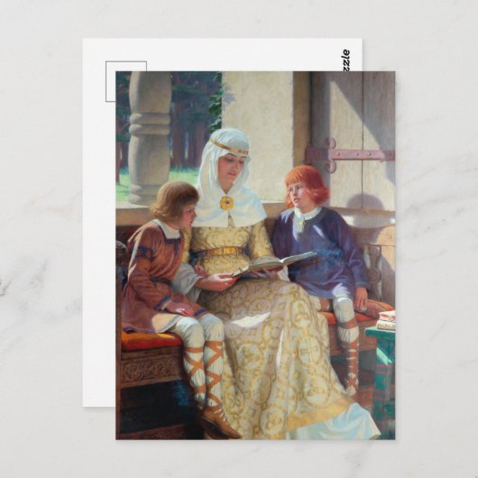 Die Kindheit Alfred des Großen, c. 1913 Postkarte (Vorne/Hinten)