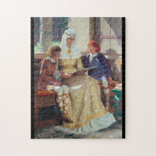 Die Kindheit Alfred des Großen, c. 1913 Puzzle