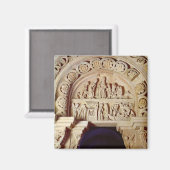 Die Kindheit Christi, Tympanum des rechten Portals Magnet (Vorderseite/Rückseite)