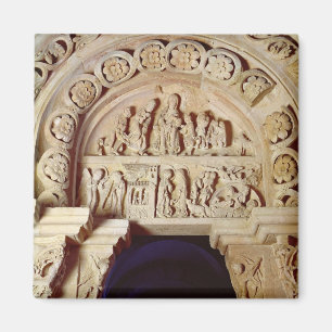 Die Kindheit Christi, Tympanum des rechten Portals Magnet