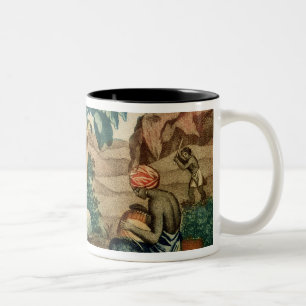 Die Kindheit von Paul und von Virginie Zweifarbige Tasse
