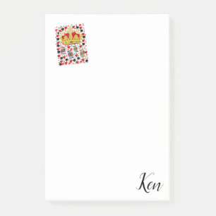 Die King Cards nach dem it notieren Post-it Klebezettel