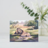 Die King-Lion-Postkarte Postkarte (Stehend Vorderseite)