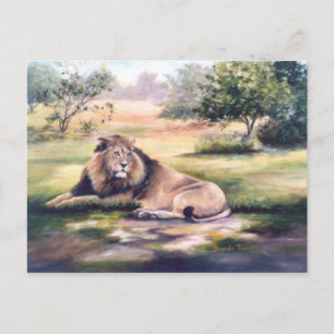 Die King-Lion-Postkarte Postkarte