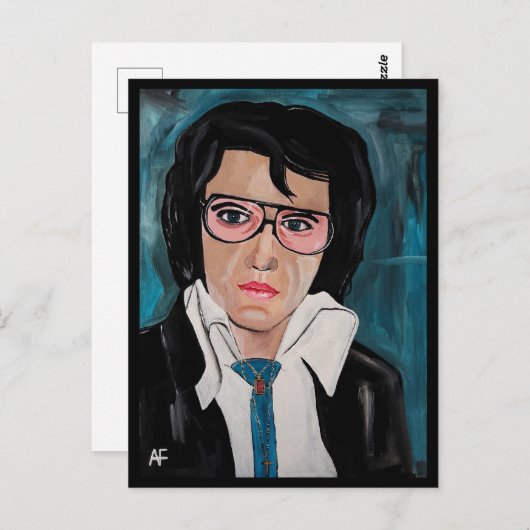 Die King-Malerei von Alfred Fox Collvable Postkarte (Vorne/Hinten)