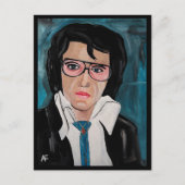 Die King-Malerei von Alfred Fox Collvable Postkarte (Vorderseite)