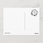 Die Kinky Vitruvian Kitty Postcard Postkarte (Rückseite)