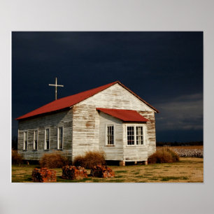 Die Kirche auf Frogmore Plantation [Kunstprint] Poster