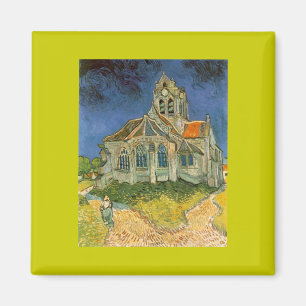 Die Kirche bei Auver durch Vincent van Gogh Magnet