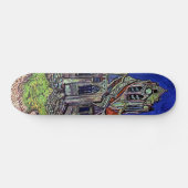 Die Kirche bei Auvers durch Vincent van Gogh 1890 Skateboard (Horizontal)