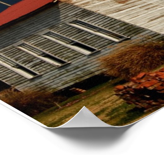 Die Kirche bei Frogmore Plantation [Kunstdruckerei Poster (Ecke)