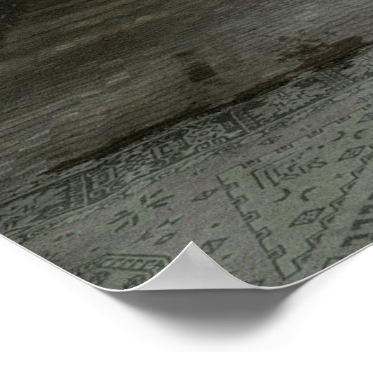 Die Kirche der Heiligen Sergius und Bacchus Poster (Ecke)