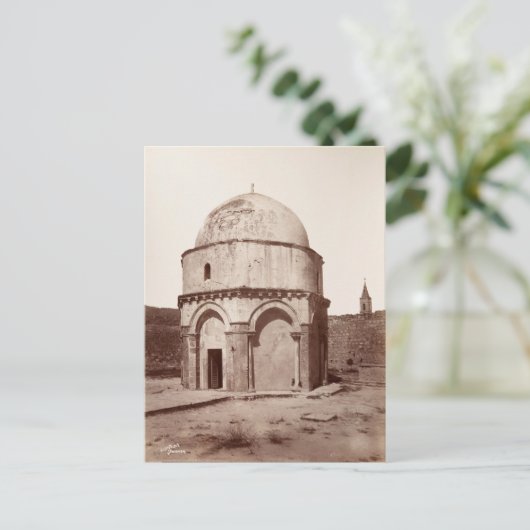 Die Kirche des Aufstiegs in Jerusalem Postkarte (Stehend Vorderseite)