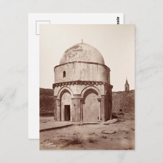 Die Kirche des Aufstiegs in Jerusalem Postkarte (Vorne/Hinten)