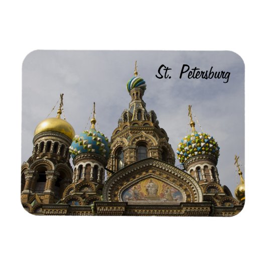 Die Kirche des Erretters über verschüttetes Blut Magnet (Horizontal)
