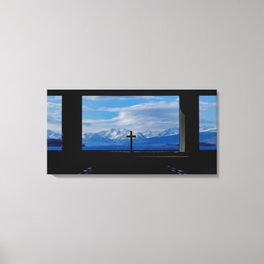 Die Kirche des guten Hirten Leinwanddruck (Vorderseite)