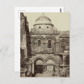 Die Kirche des Heiligen Sepulchers in Jerusalem Postkarte (Vorne/Hinten)