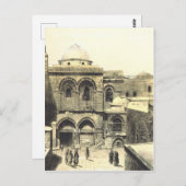 Die Kirche des Heiligen Sepulchers in Jerusalem Postkarte (Vorne/Hinten)