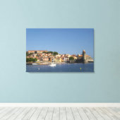 Die Kirche Eglise Notre Dame des Anges, unsere Dam Leinwanddruck (Insitu (Holzboden))