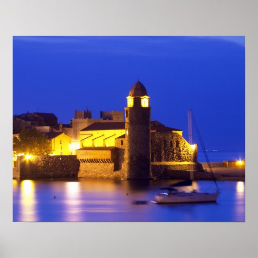 Die Kirche Eglise Notre Dame des Anges, unsere Dam Poster (Vorne)